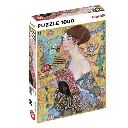 PIATNIK - KLIMT - DAME A L'EVENTAIL 1000 PIECES