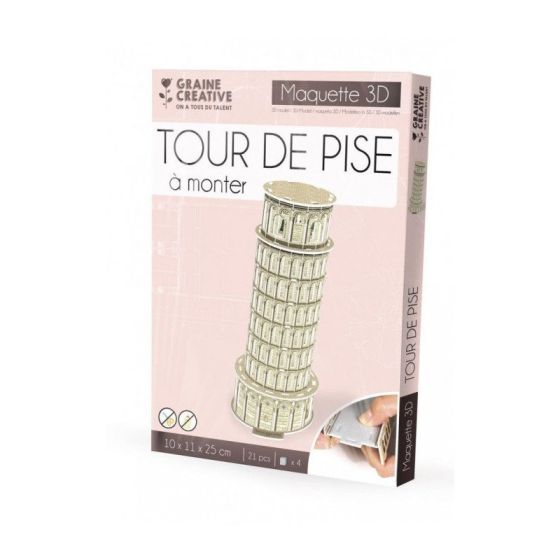 PUZZLE MAQUETTE TOUR DE PISE