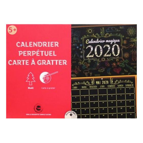 CALENDRIER PERPETUEL CARTE...