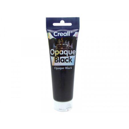 PEINTURE OPAQUE NOIRE A GRATTER TUBE 120ML