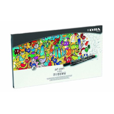 BOITE METAL DE 40 FEUTRES LYRA ARTPEN