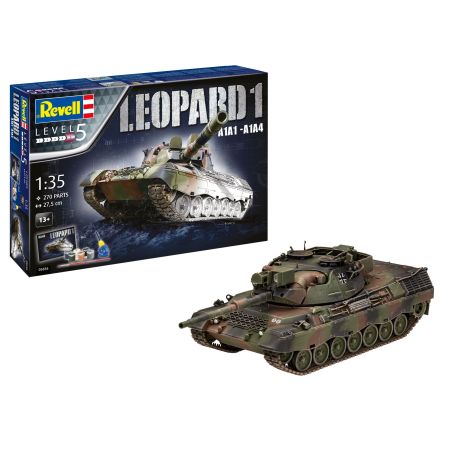 REVELL - COFFRET CADEAU MAQUETTE LEOPARD 1 A1A1 - A1A4