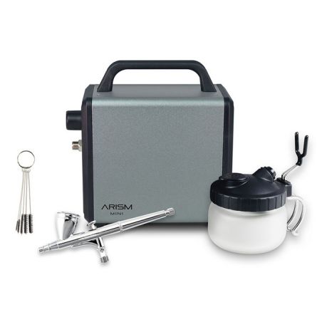 KIT AEROGRAPHE ARISM MINI COMPRESSEUR + PISTOLET MAX-3