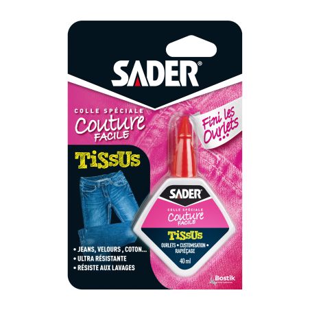 COLLE SPECIALE TISSU SADER 40ML