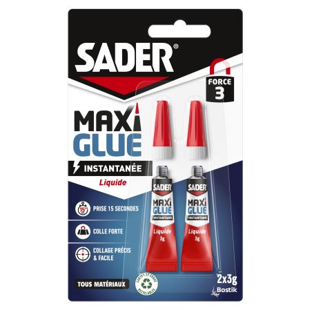 COLLE MAXI GLUE INSTANTANEE SADER 2X3 G