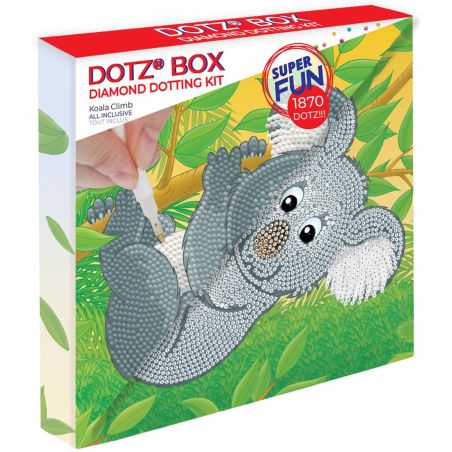 DIAMOND DOTZ - DOTZ BOX - L'ASCENSION DU KOALA 22X22 CM