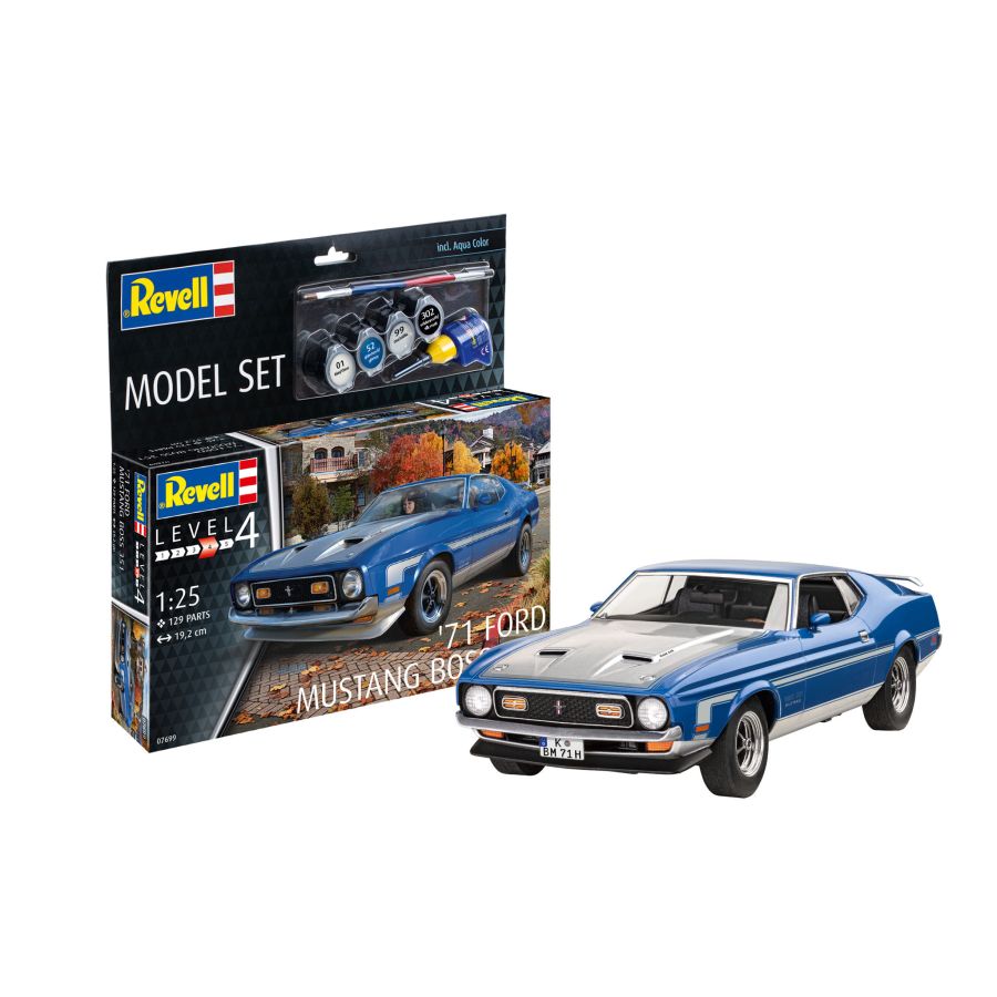 MAQUETTE MODEL SET 71 MUSTANG BOSS 351