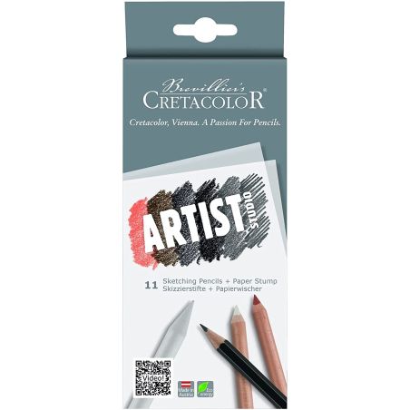 ETUI CARTON CRAYON ARTIST STUDIO LINE 11 COULEURS