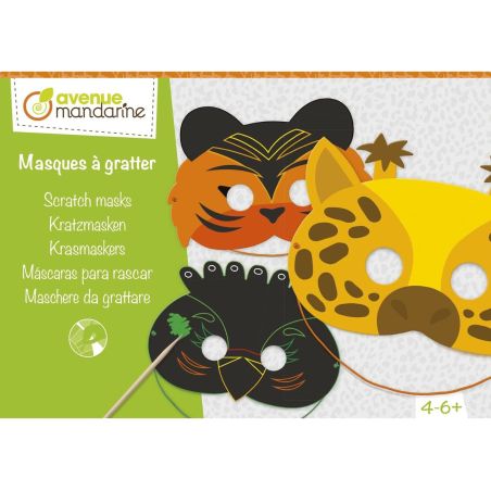 BOITE CREATIVE - MASQUES A GRATTER