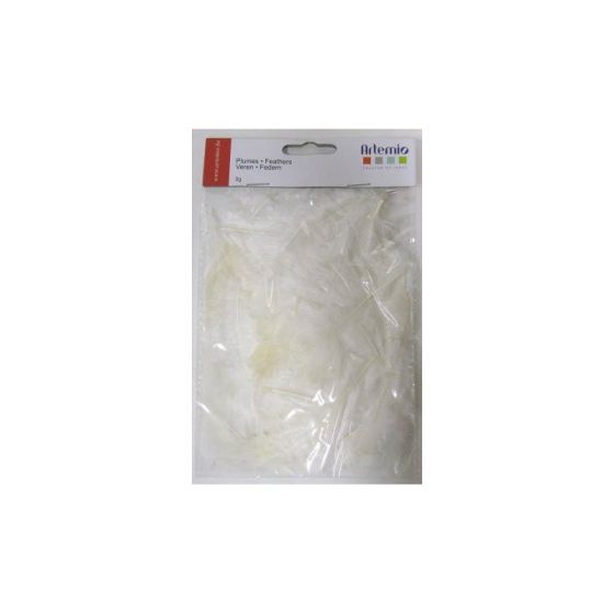 PLUMES BLANCHES 3G 8X12 CM...