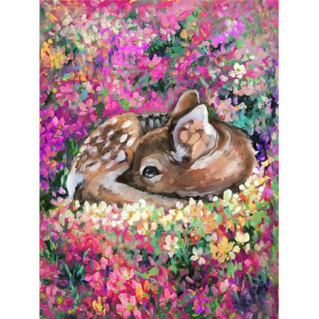 KIT DIAMOND PAINTING - PETITE BICHE - 40X30 CM