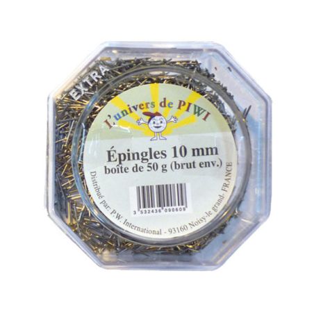 BOITE 50G EPINGLES 10MM