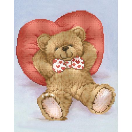 BRODERIE DIAMOND DOTZ - RELAX A BEAR