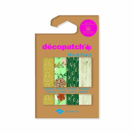 PAPIER MIX & PATCH 30X40 4 PCS - NATUR'ELLE