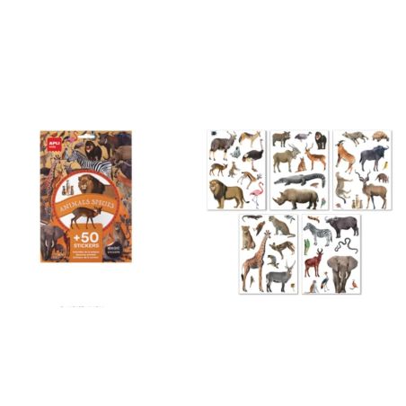 STICKERS ANIMAUX DE LA SAVANNE 50