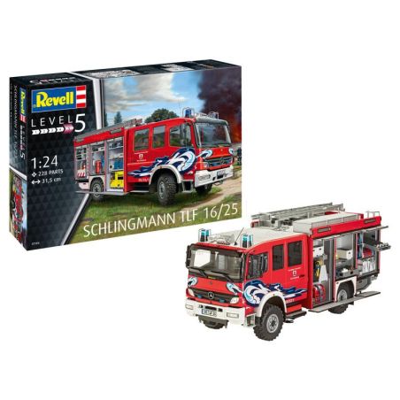 REVELL - MAQUETTE CAMION POMPIER SCHLINGMANN TLF