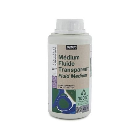 MÉDIUM FLUIDE - STUDIO GREEN - PÉBÉO - 475 ML - TRANSPARENT