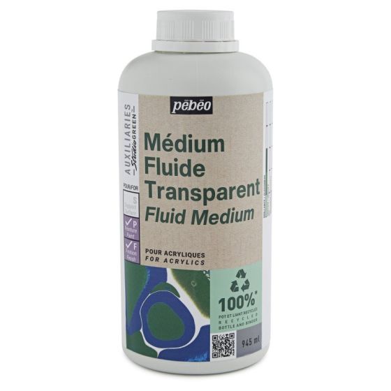 MÉDIUM FLUIDE TRANSPARENT - STUDIO GREEN 945 ML