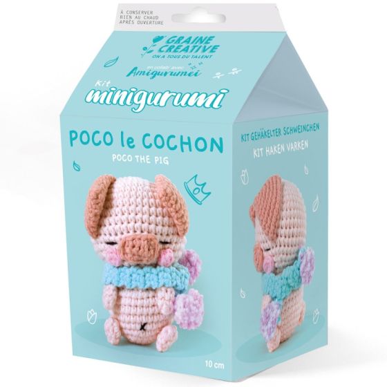 KIT AMIGURUMI GRAINE CRÉATIVE - COCHON