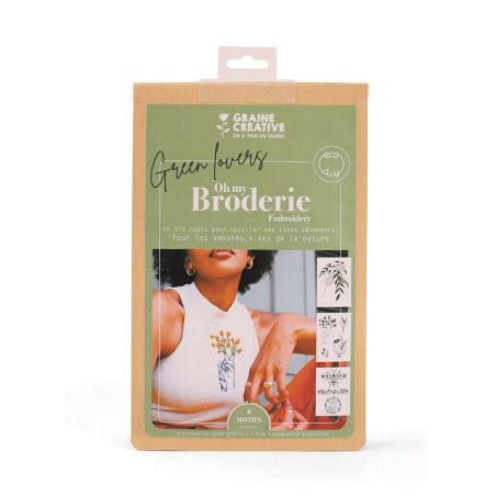 KIT BRODERIE SUR VETEMENT NATURE 165 X 240 X 50 MM