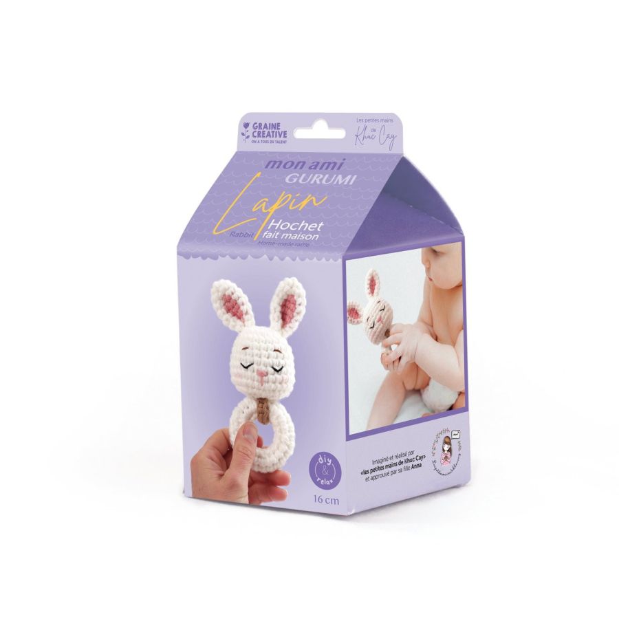 KIT CROCHET HOCHET LAPIN