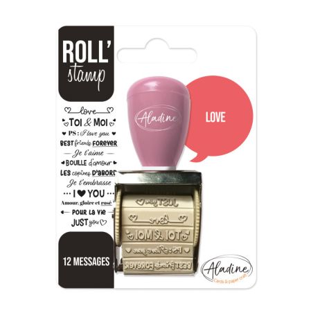 ROLL' STAMP LOVE - TAMPON 12 MESSAGES