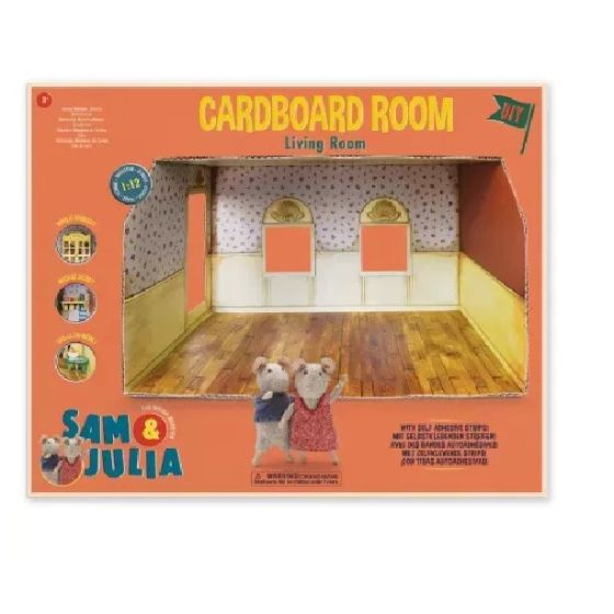 SAM & JULIA DIY: PIÈCE EN CARTON / SALON 34X19.5X25CM