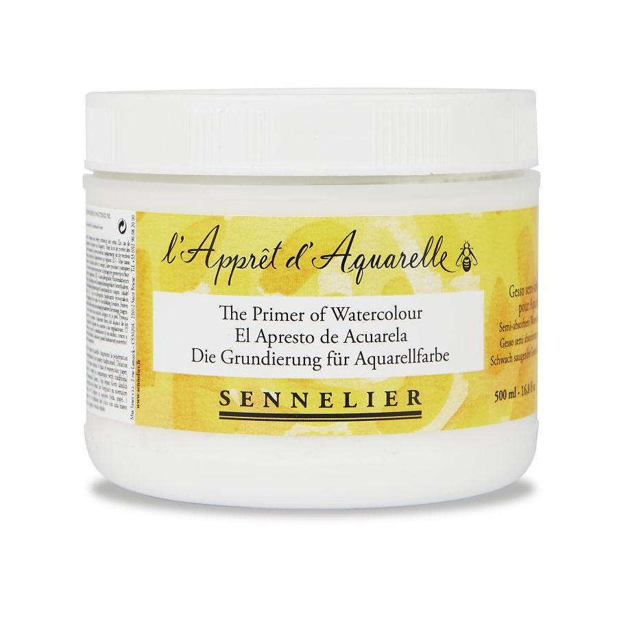 APPRET AQUARELLE - GESSO SEMI-ABSORBANT 500 ML SENNELIER