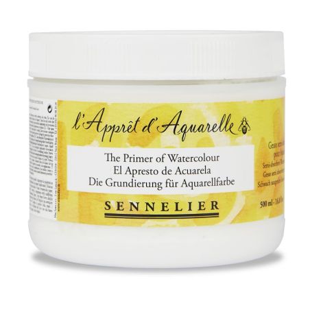 APPRET AQUARELLE - GESSO SEMI-ABSORBANT 500 ML SENNELIER