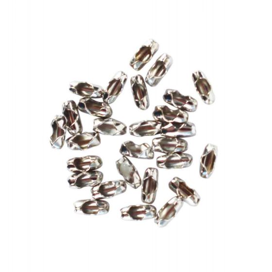 CHAINE BOULE ARGENT BRILLANT 1MM X 1M IM#1498