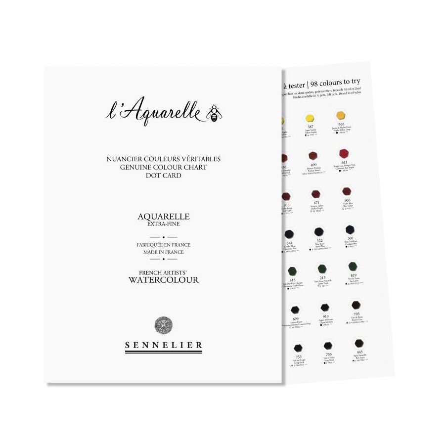 DOT CARD AQUARELLE EXTRA-FINE - 98 COULEURS