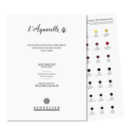 DOT CARD AQUARELLE EXTRA-FINE - 98 COULEURS