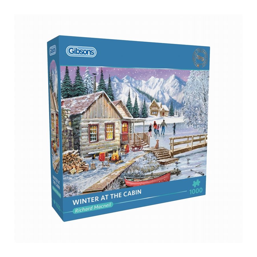 GIBSONS - WINTER AT THE CABIN 1000 PIECES