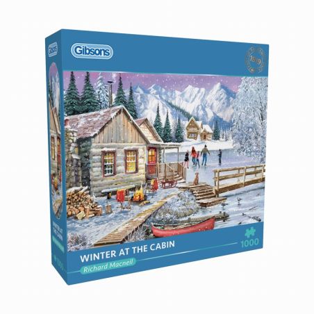 GIBSONS - WINTER AT THE CABIN 1000 PIECES