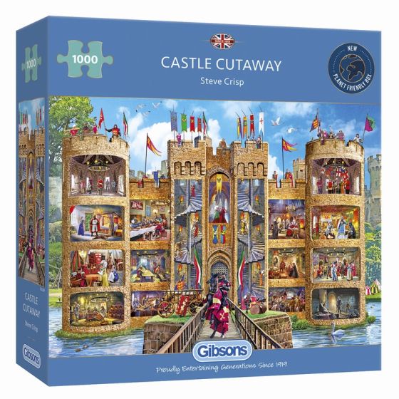 GIBSONS - CASTLE CUTAWAY 1000 PIECES