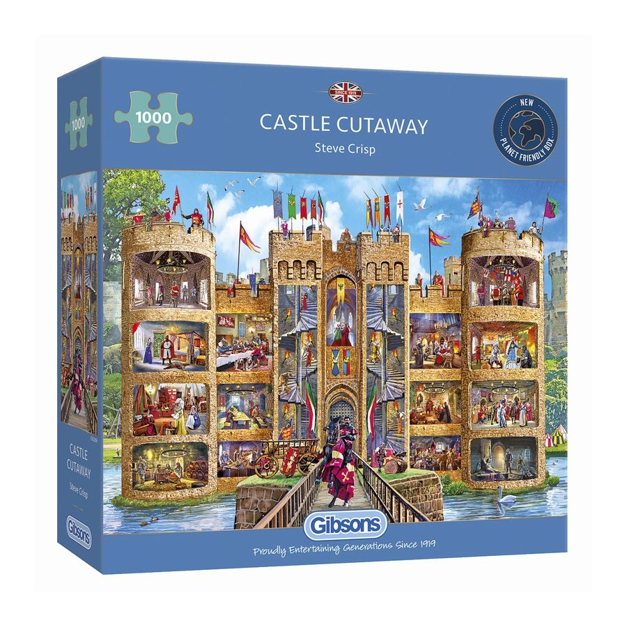 GIBSONS - CASTLE CUTAWAY 1000 PIECES