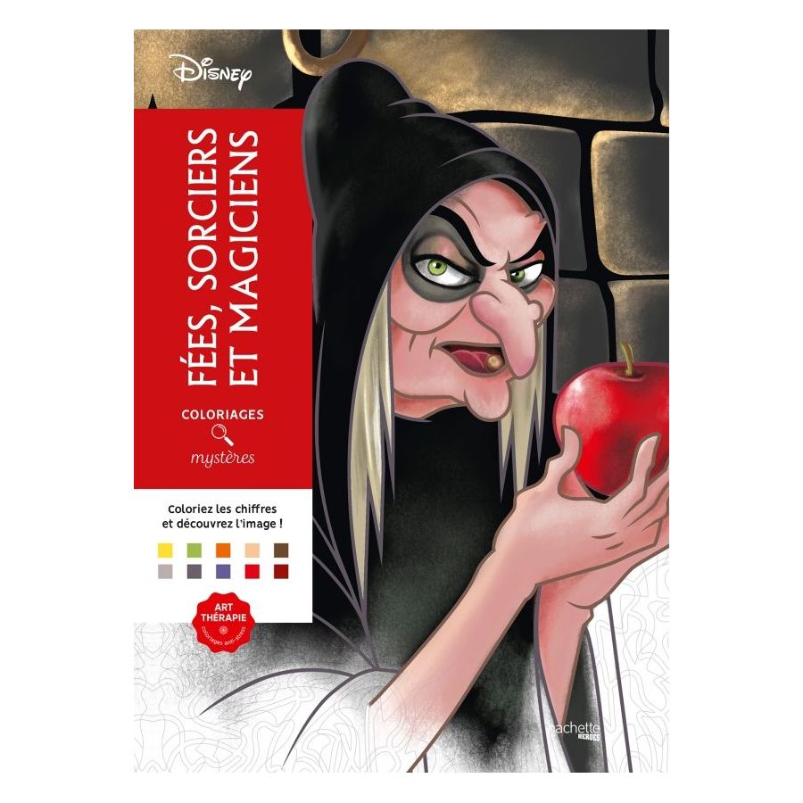 COLORIAGES MYSTERES DISNEY - FÉES, SORCIERS ET MAGICIENS