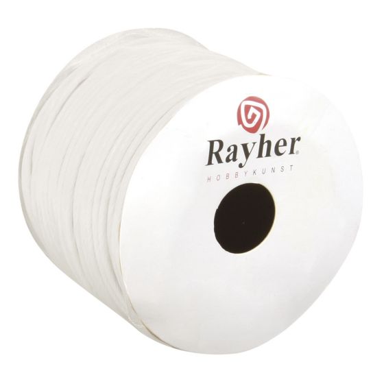 CORDON EN PAPIER RENFORCÉ BLANC Ø 2 MM 25 M  RAYHER