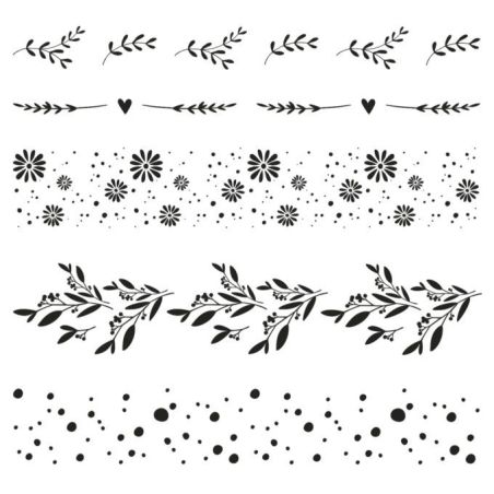 RAYHER CLEAR STAMPS BLUMENMOTIVE