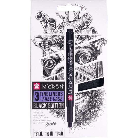 SET PIGMA MICRON BLACK...