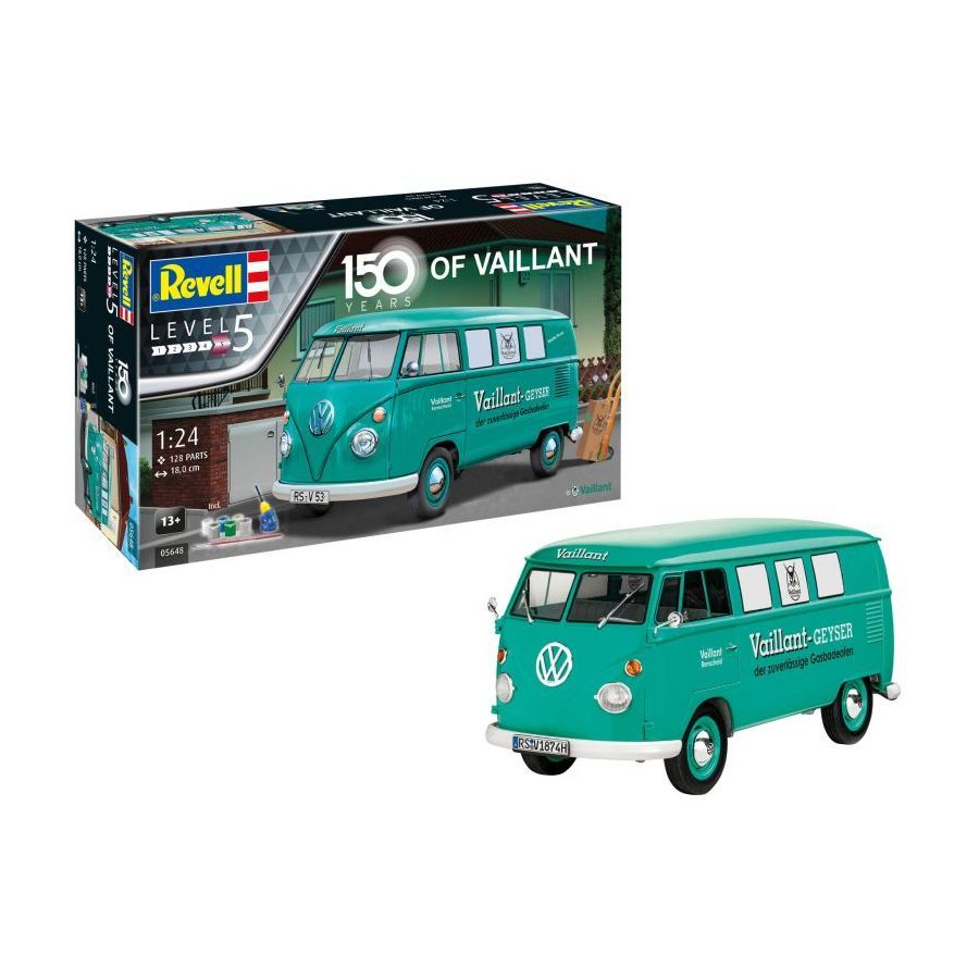 REVELL 150 ANS DE VAILLANT COFFRET CADEAU - VW T1 BUS