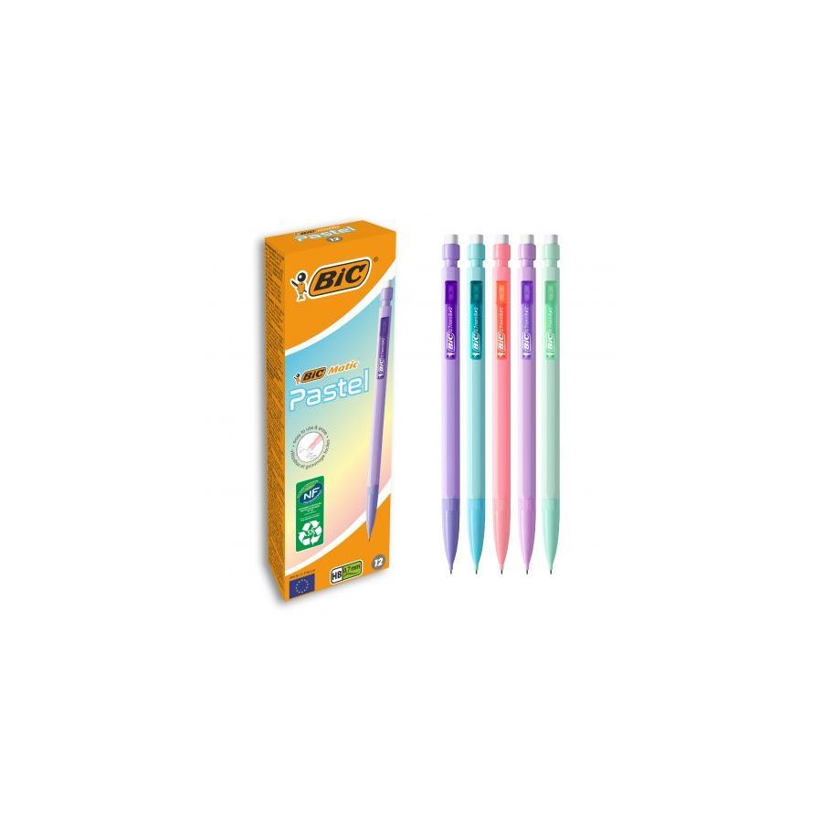 BIC PORTE MINE CORPS COULEUR PASTEL POINTE FINE