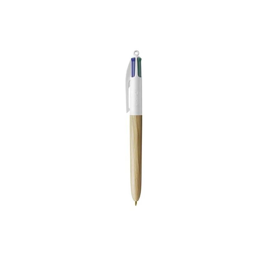 BIC 4 COULEURS EFFET BOIS 1.0 MM POINTE MOYENNE