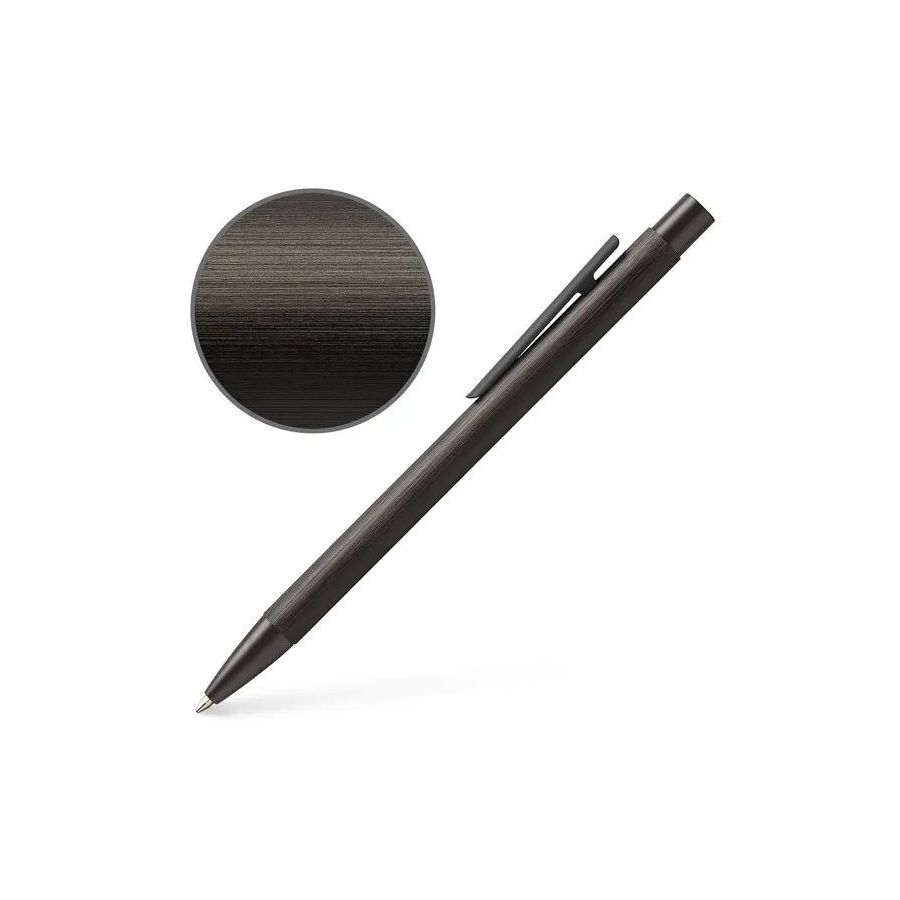 STYLO BILLE FABER CASTELL NEO ALUMINIUM NOIR MAT