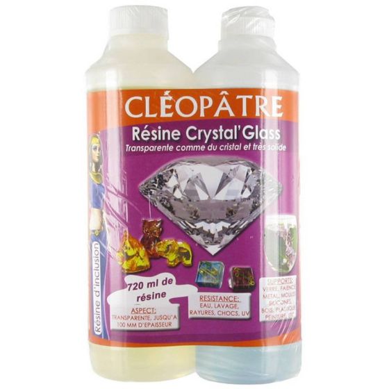 RESINE CRYSTAL'GLASS EN 720 ML 