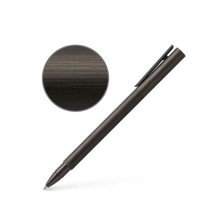 STYLO ROLLER NEO SLIM FABER CASTELL ALUMINIUM NOIR