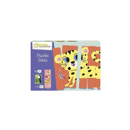 PUZZLE STICKS, ANIMAUX DE LA SAVANE