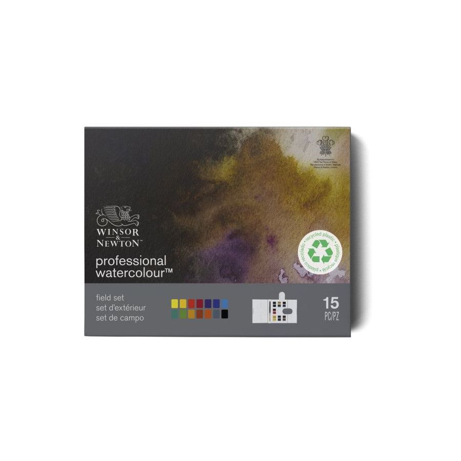 WINSOR & NEWTON BOITE AQUARELLE EXTRA FINE 14 1/2 GODETS