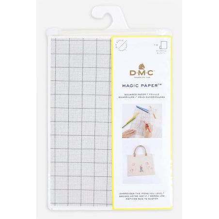 DMC PAPIER MAGIQUE POUR BRODERIE SOLUBLE DANS L'EAU SMALL A4