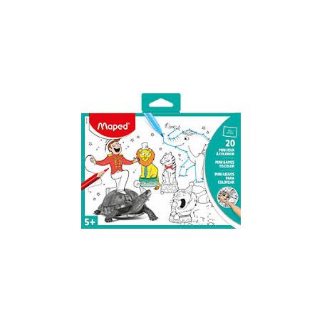 MINI JEUX A COLORIER 20 MAPED